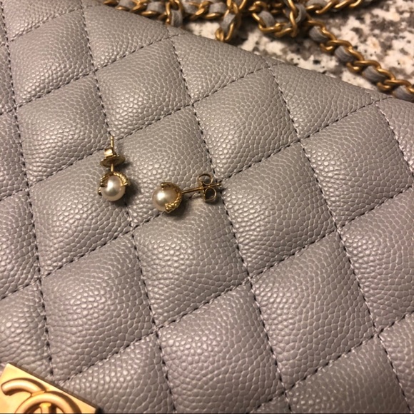 David yurman Pearl Earrings with Diamonds - Picture 2 of 9